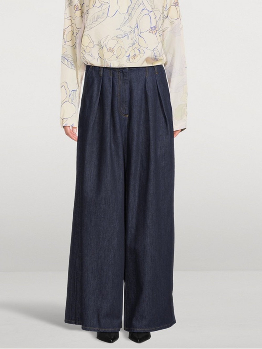Dries Van Noten Pamplona Wide-Leg Jeans Size XS